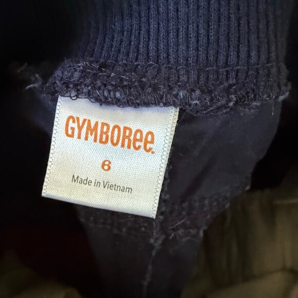 Gymboree Boys Pants Sz 6 Plaid Cuff Twill Arctic Explorer Gym Navy Blue - Picture 6 of 7